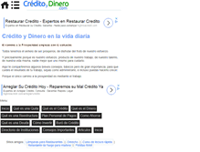 Tablet Screenshot of credito-y-dinero.com